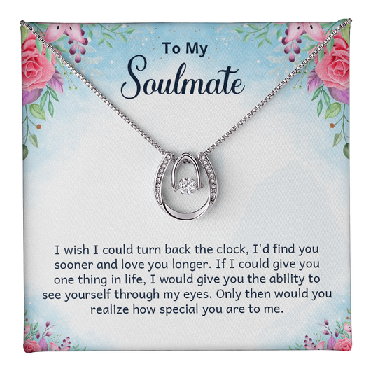 To My Soulmate Necklace,Valentine's Gift for My Wife ... - Gift Junction 