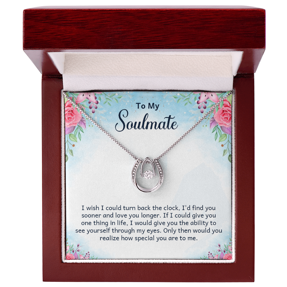 To My Soulmate Necklace,Valentine's Gift for My Wife ... - Gift Junction 