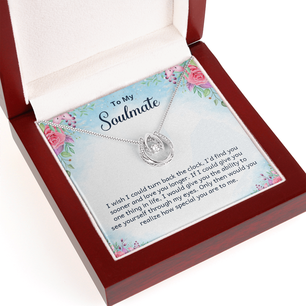 To My Soulmate Necklace,Valentine's Gift for My Wife ... - Gift Junction 