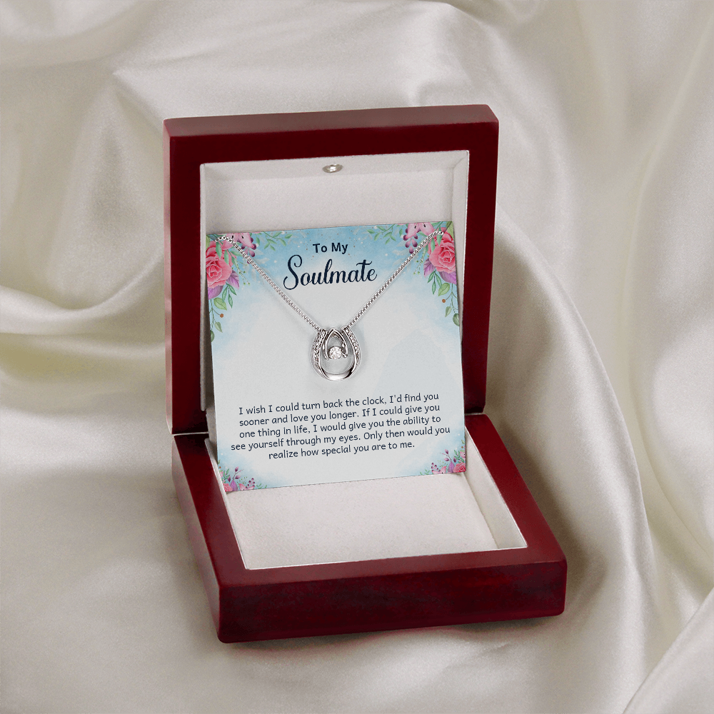 To My Soulmate Necklace,Valentine's Gift for My Wife ... - Gift Junction 