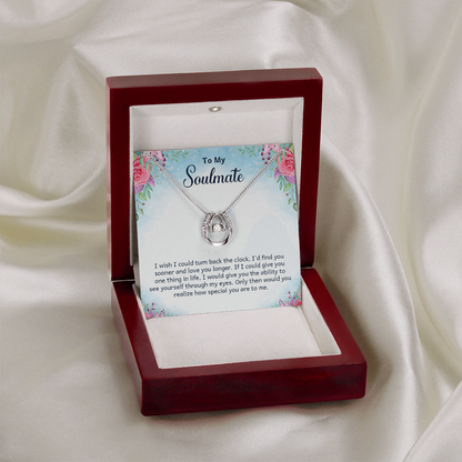 To My Soulmate Necklace,Valentine's Gift for My Wife ... - Gift Junction 