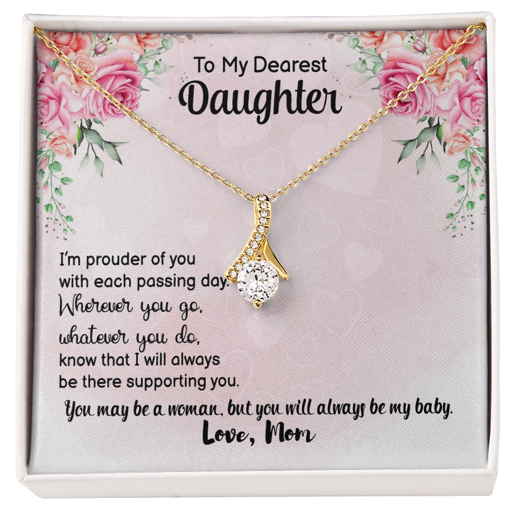 Personalised Birthday/ Valentine's Gift "Our First Valentine's" Necklace Gift to my Daughter - Gift Junction 