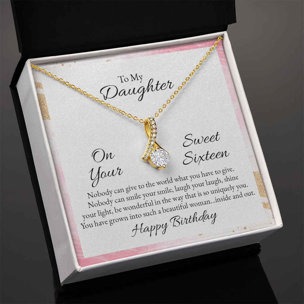 Alluring Beauty Necklace to my Daughter - Gift Junction 
