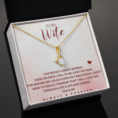 Alluring Beauty Necklace Gift to my Wife - Gift Junction 