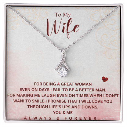Alluring Beauty Necklace Gift to my Wife - Gift Junction 