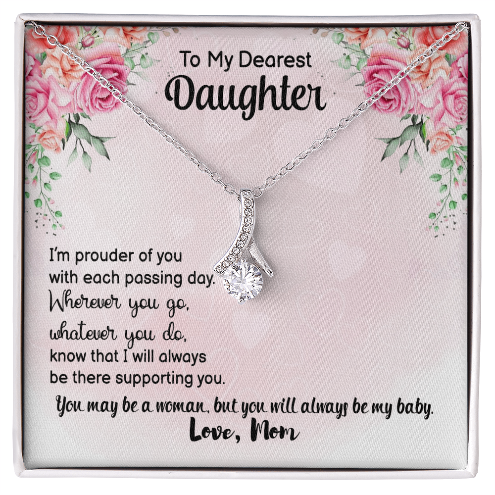 Personalised Birthday/ Valentine's Gift "Our First Valentine's" Necklace Gift to my Daughter - Gift Junction 