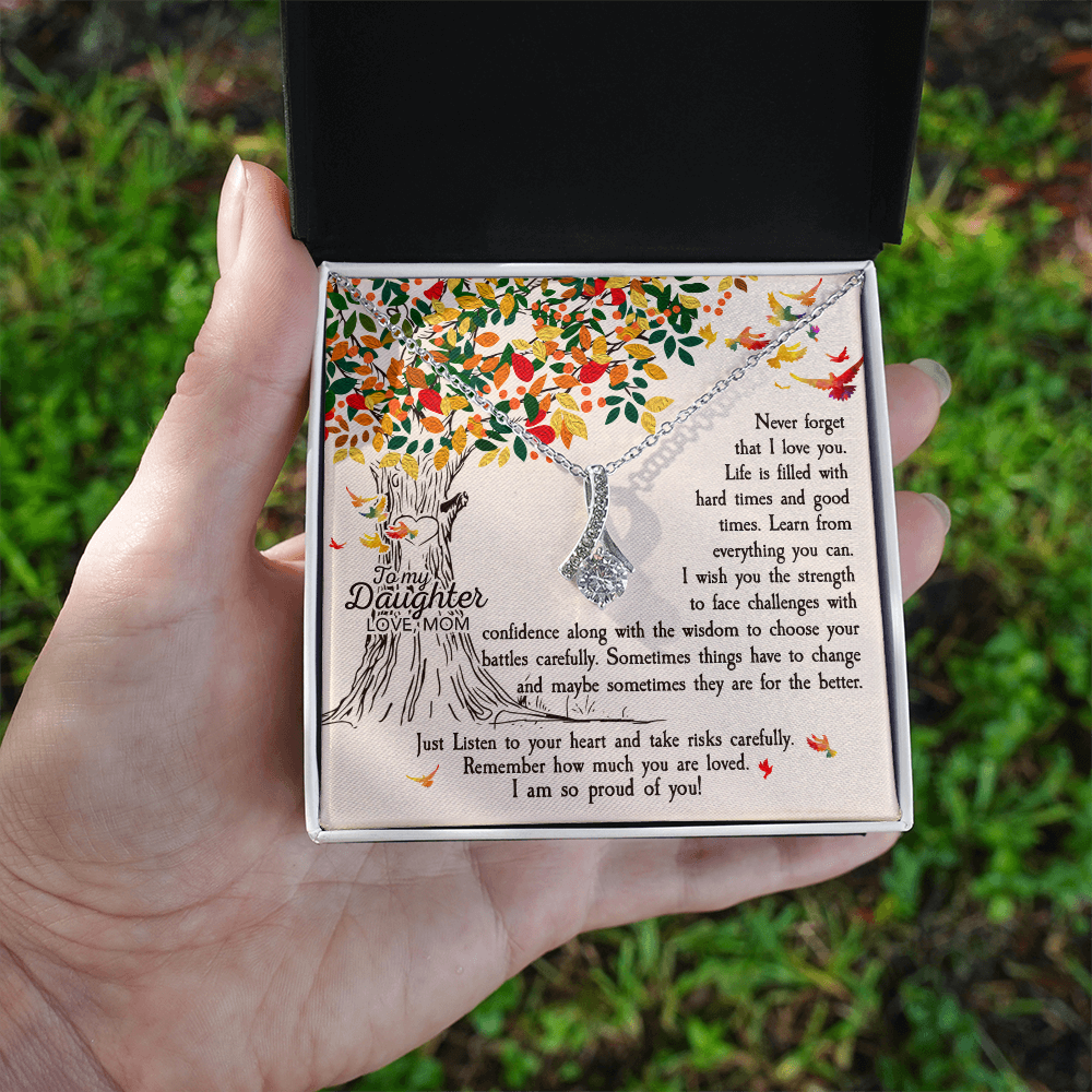 Lovely gift to Daughter, customised heart Necklace/Pendant On her Birthday, Valentine's day - Gift Junction 