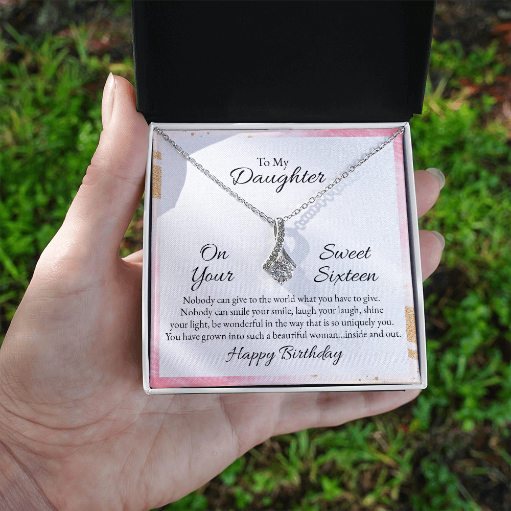 Alluring Beauty Necklace to my Daughter - Gift Junction 