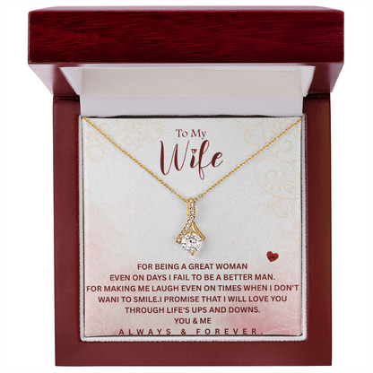 Alluring Beauty Necklace Gift to my Wife - Gift Junction 