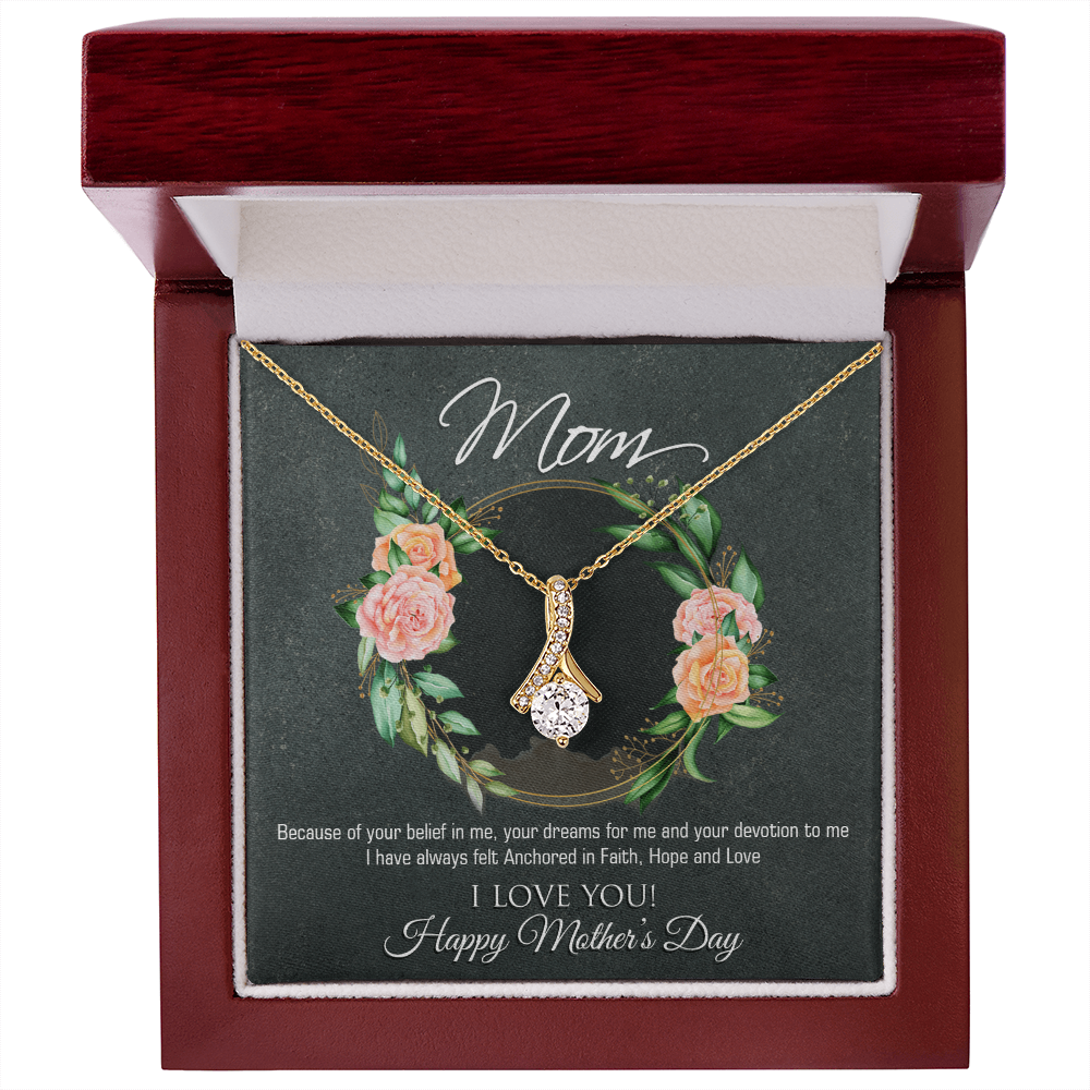To my Mom, Customised Necklace Gift Message Card - Gift Junction 