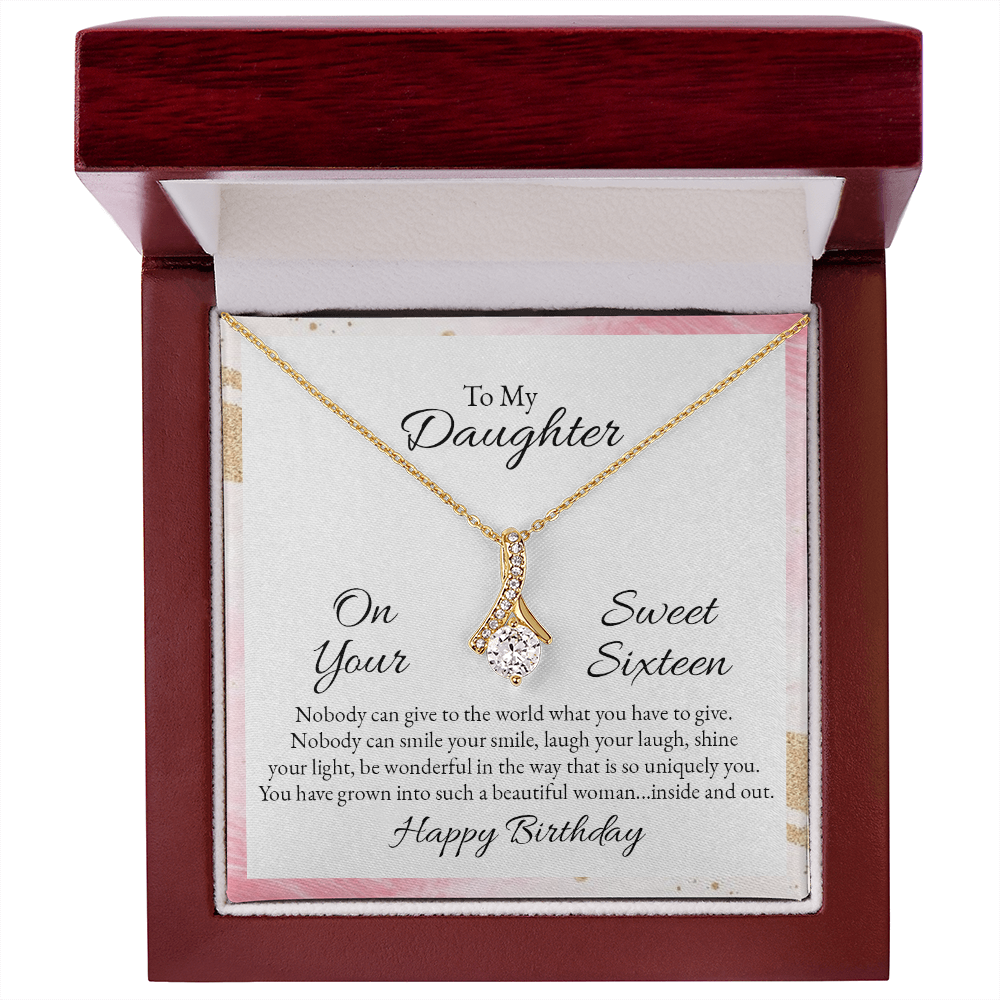 Alluring Beauty Necklace to my Daughter - Gift Junction 