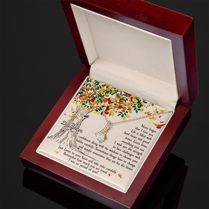 Lovely gift to Daughter, customised heart Necklace/Pendant On her Birthday, Valentine's day - Gift Junction 