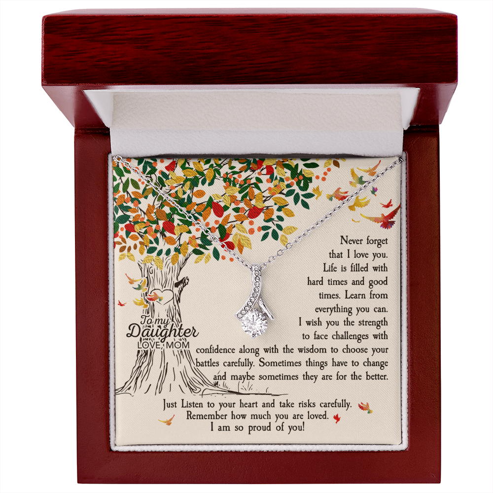 Lovely gift to Daughter, customised heart Necklace/Pendant On her Birthday, Valentine's day - Gift Junction 