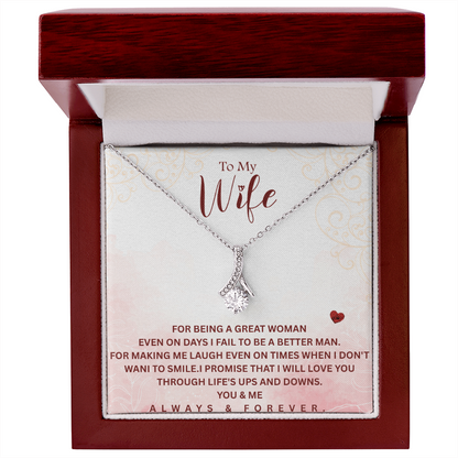 Alluring Beauty Necklace Gift to my Wife - Gift Junction 
