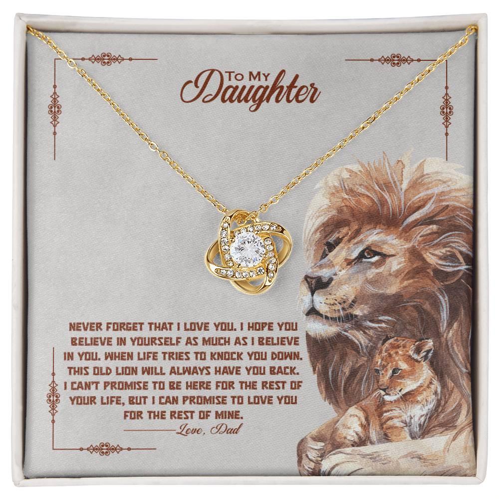 To My Beautiful Daughter, I Promise To Love You For The Rest Of My Life - Gift Junction 