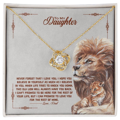 To My Beautiful Daughter, I Promise To Love You For The Rest Of My Life - Gift Junction 