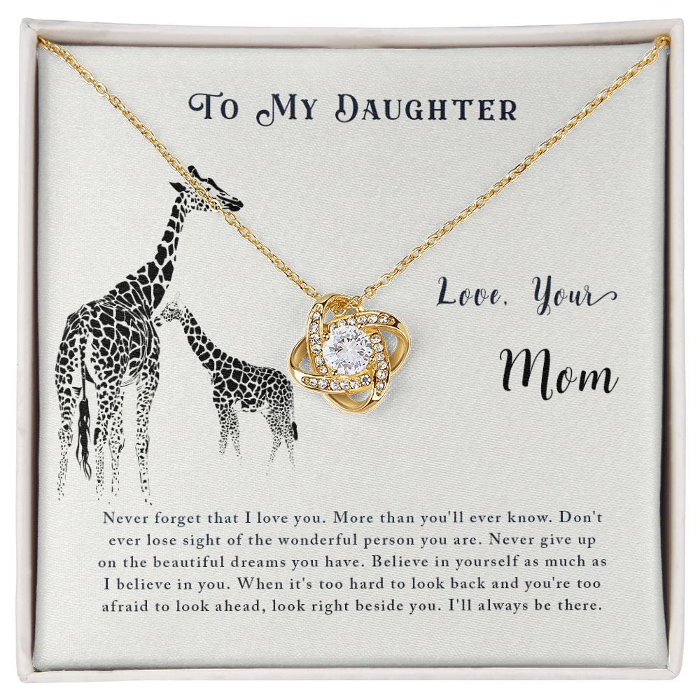 Personalised Necklace gift To my Daughter - Gift Junction 