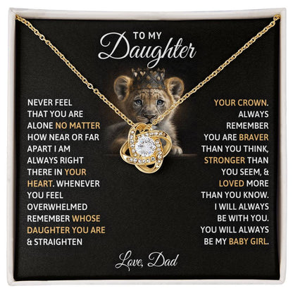 To My Daughter, You Will Always Be My Baby Girls -  Gift Junction