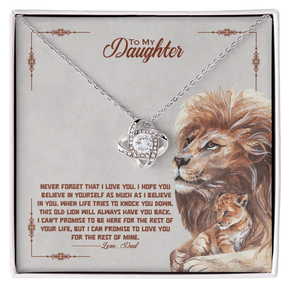 To My Beautiful Daughter, I Promise To Love You For The Rest Of My Life - Gift Junction 