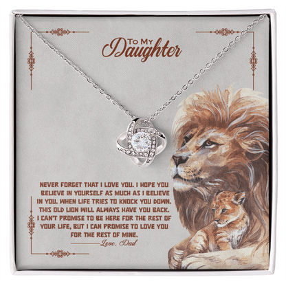 To My Beautiful Daughter, I Promise To Love You For The Rest Of My Life - Gift Junction 