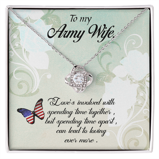To My Wife Love Message Necklace, Romantic Gift On Valentine's Day