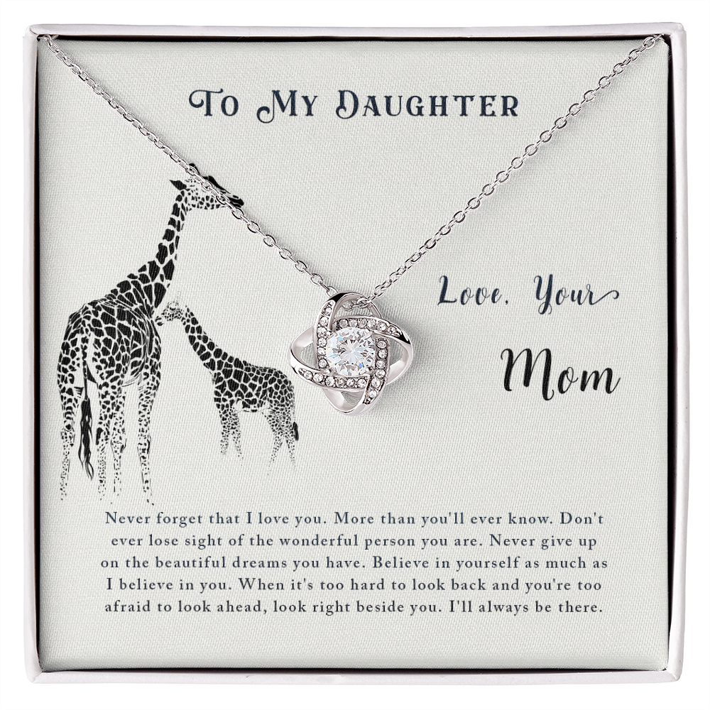 Personalised Necklace gift To my Daughter - Gift Junction 