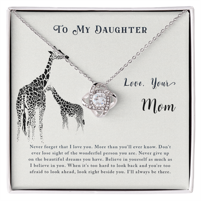 Personalised Necklace gift To my Daughter - Gift Junction 