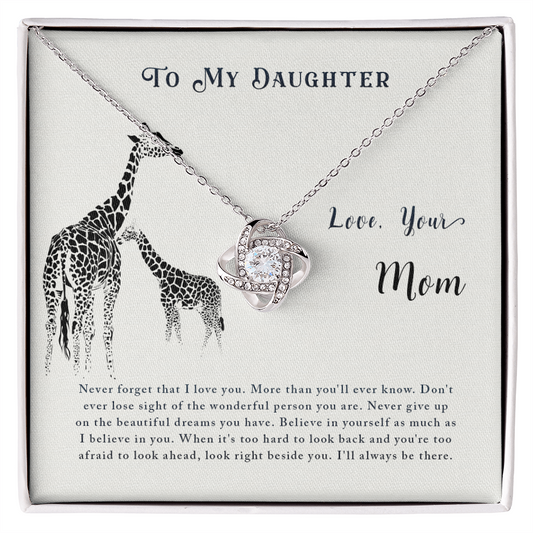 Personalised Necklace gift To my Daughter - Gift Junction 