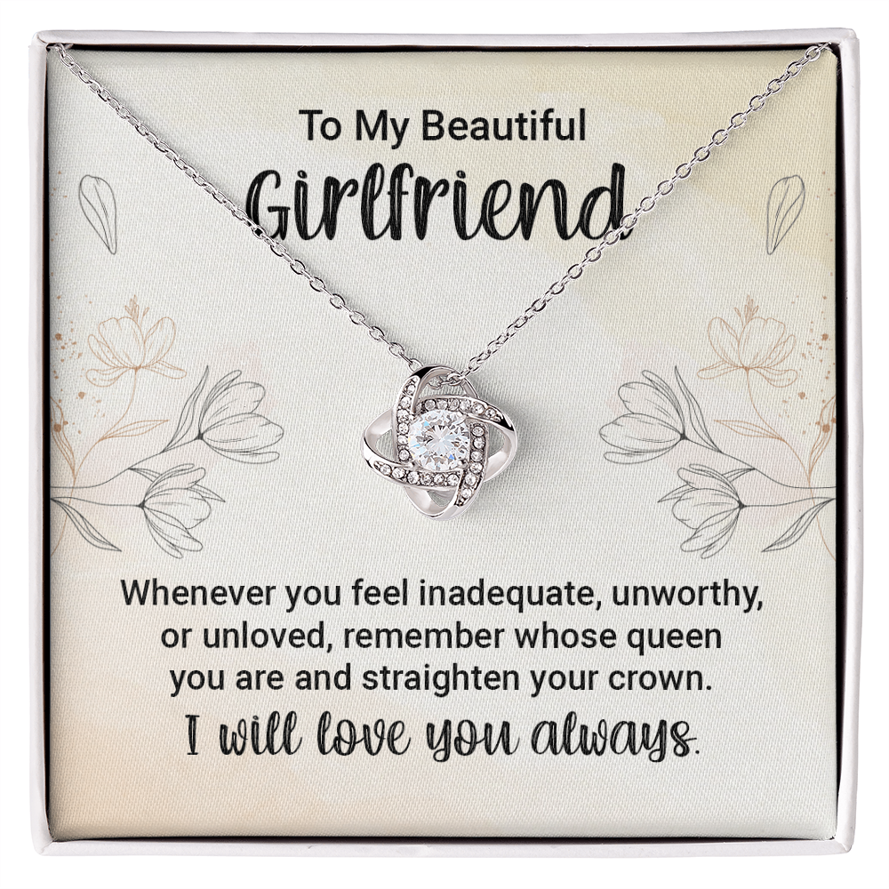 To Girlfriend Personalized Jewelry Gift For Her, Necklace With Message Card, Anniversary Gift for Wife Christmas gift - Gift Junction 