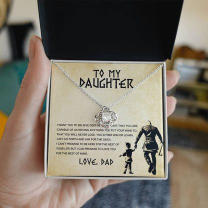 To My Daughter, You Will Never Lose -  Gift Junction