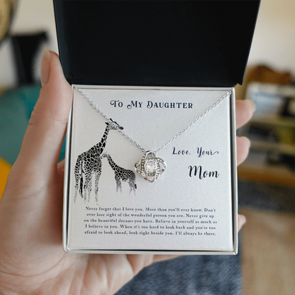 Personalised Necklace gift To my Daughter - Gift Junction 