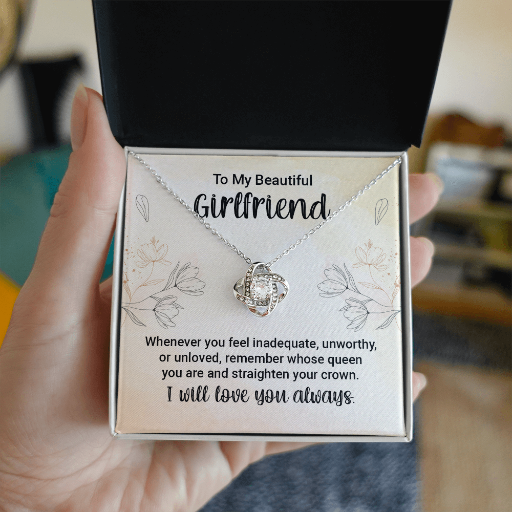 To Girlfriend Personalized Jewelry Gift For Her, Necklace With Message Card, Anniversary Gift for Wife Christmas gift - Gift Junction 
