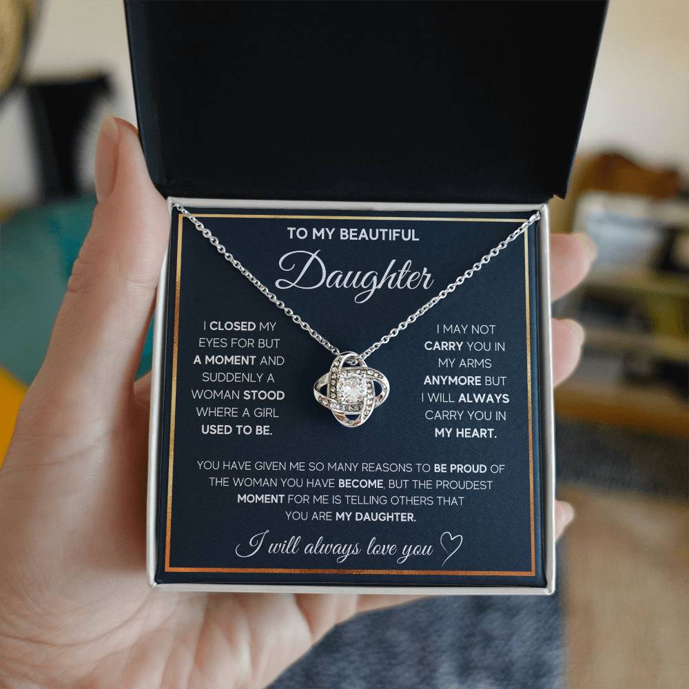 To My Daughter, I Will Always Carry You In My Heart -  Gift Junction
