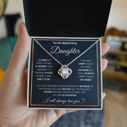 To My Daughter, I Will Always Carry You In My Heart -  Gift Junction