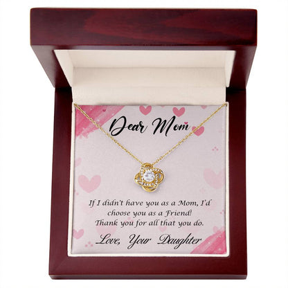 To my loving MOM, a charming heart Necklace - Gift Junction 