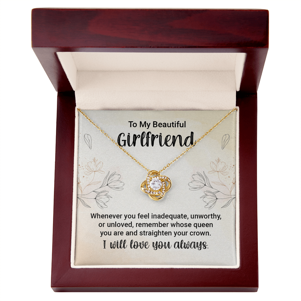 To Girlfriend Personalized Jewelry Gift For Her, Necklace With Message Card, Anniversary Gift for Wife Christmas gift - Gift Junction 