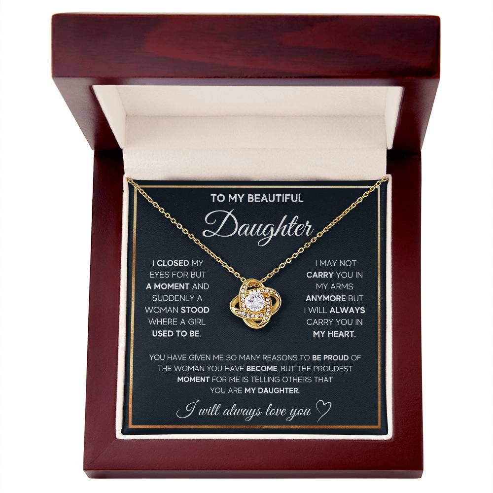 To My Daughter, I Will Always Carry You In My Heart -  Gift Junction