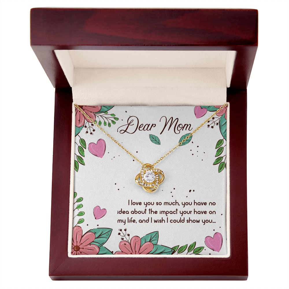 Peronalized Heart Pendant Message card To my Mom - Gift Junction 