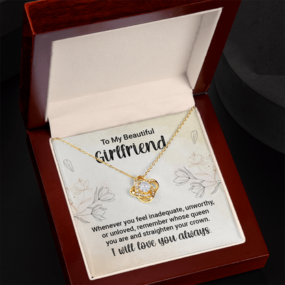 To Girlfriend Personalized Jewelry Gift For Her, Necklace With Message Card, Anniversary Gift for Wife Christmas gift - Gift Junction 
