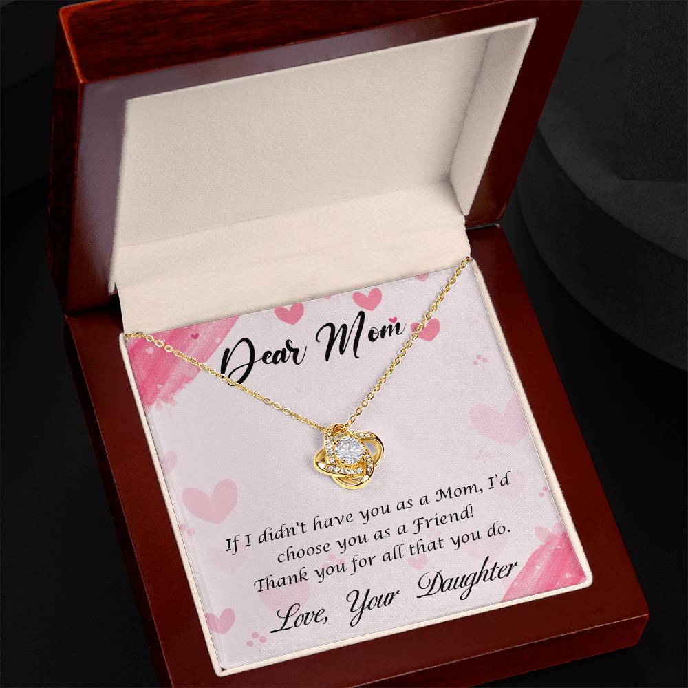 To my loving MOM, a charming heart Necklace - Gift Junction 