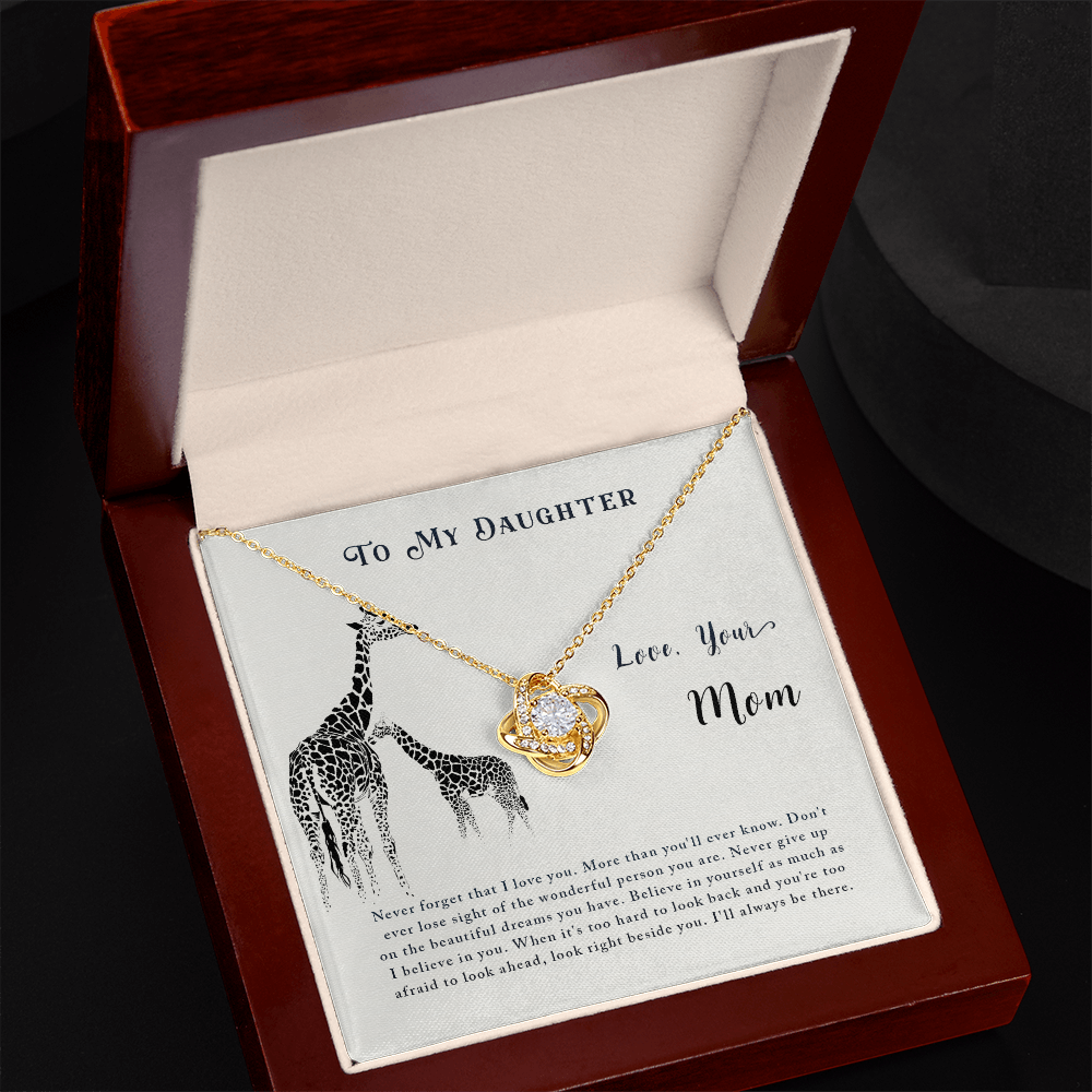 Personalised Necklace gift To my Daughter - Gift Junction 