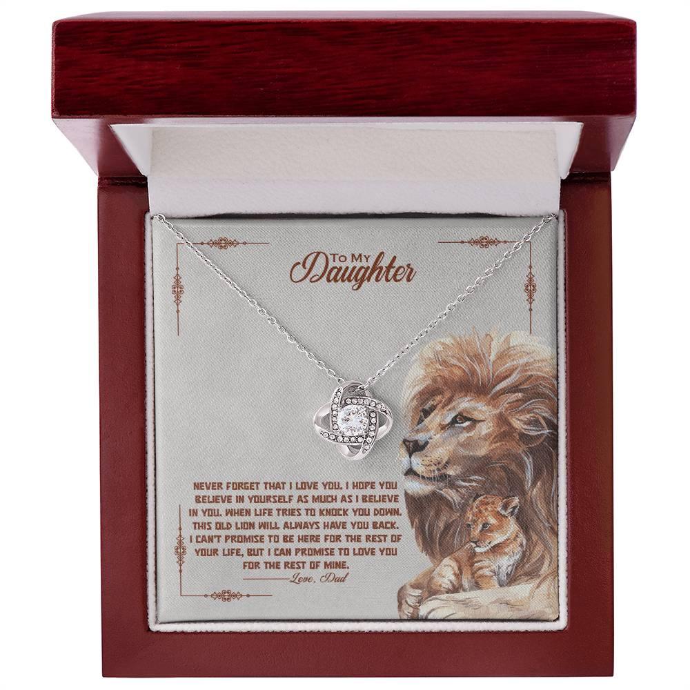 To My Beautiful Daughter, I Promise To Love You For The Rest Of My Life - Gift Junction 