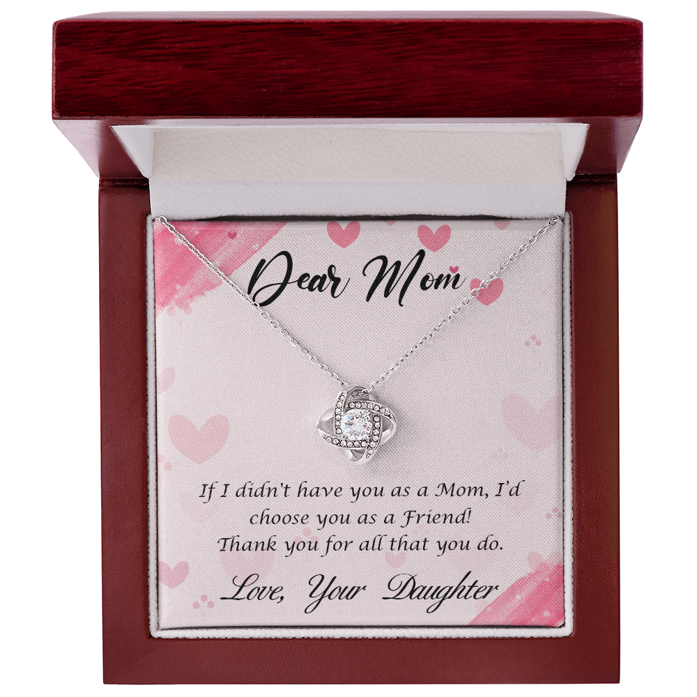 To my loving MOM, a charming heart Necklace - Gift Junction 