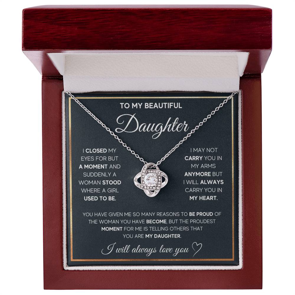 To My Daughter, I Will Always Carry You In My Heart -  Gift Junction