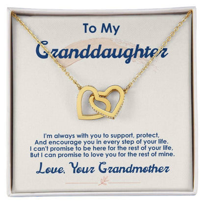 To My Granddaughter, I Love You For The Rest Of My Life - Gift Junction 