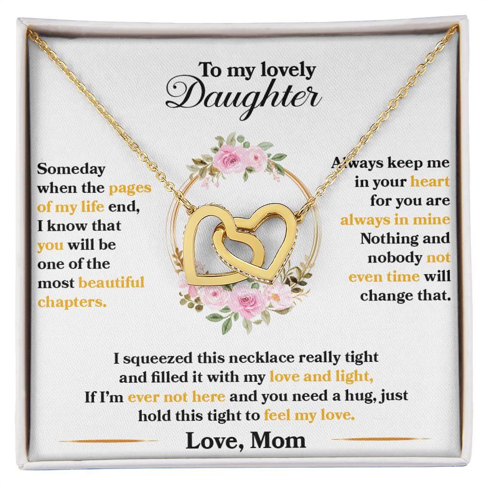 To My Lovely Daughter, Hold This Tight To Feel My Love - Gift Junction 