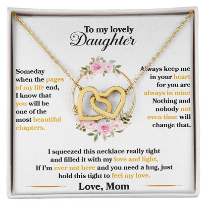 To My Lovely Daughter, Hold This Tight To Feel My Love - Gift Junction 