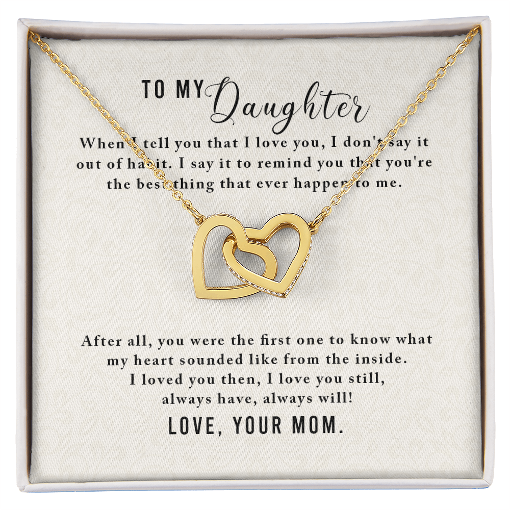 To my Daughter, Sentimental Gift for Her Daughter's Birthday Christmas - Gift Junction 