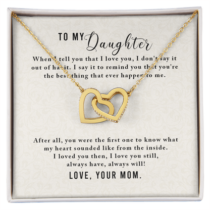 To my Daughter, Sentimental Gift for Her Daughter's Birthday Christmas - Gift Junction 