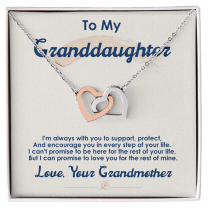 To My Granddaughter, I Love You For The Rest Of My Life - Gift Junction 